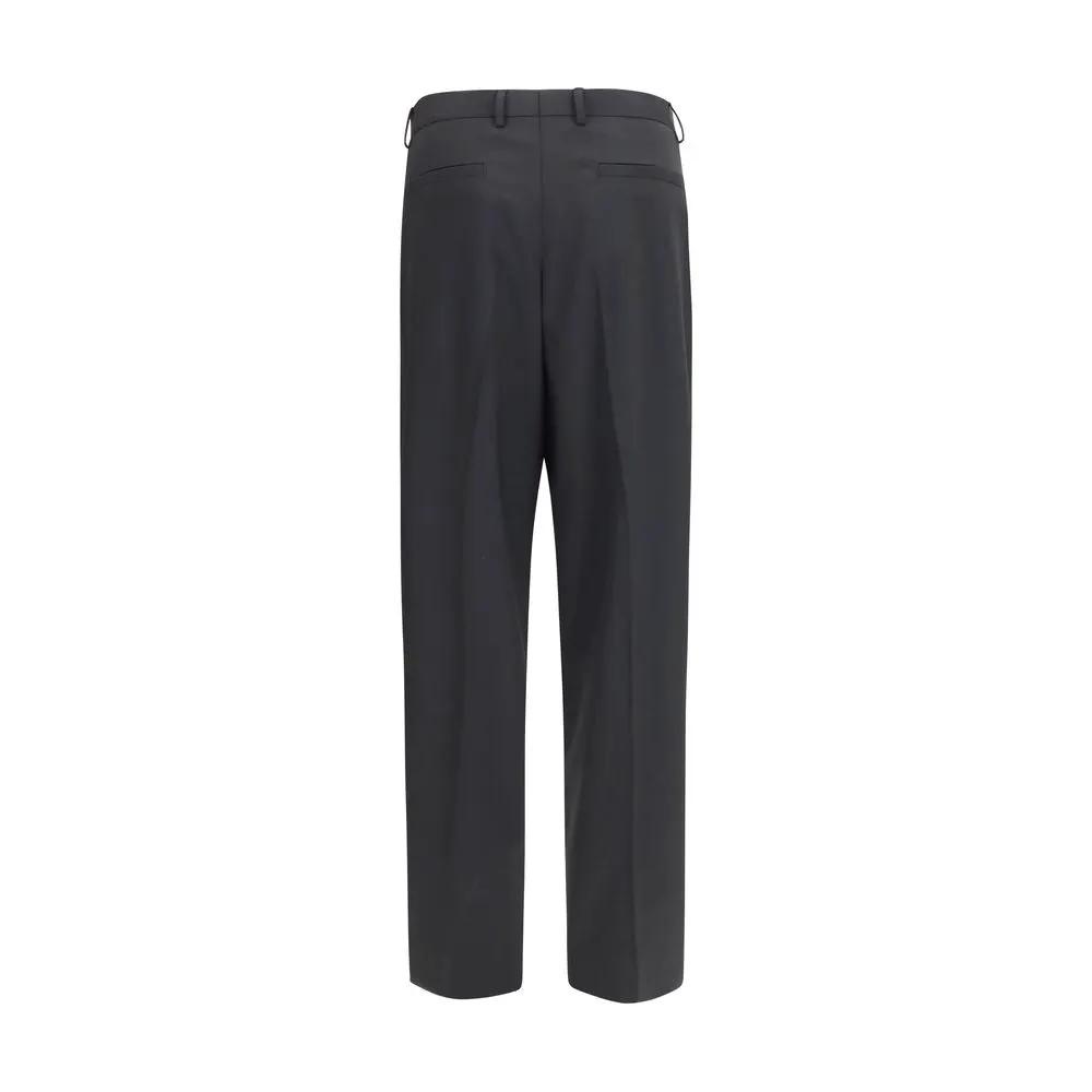 Dolce & Gabbana Black Wool Oves Aries Dress Pants