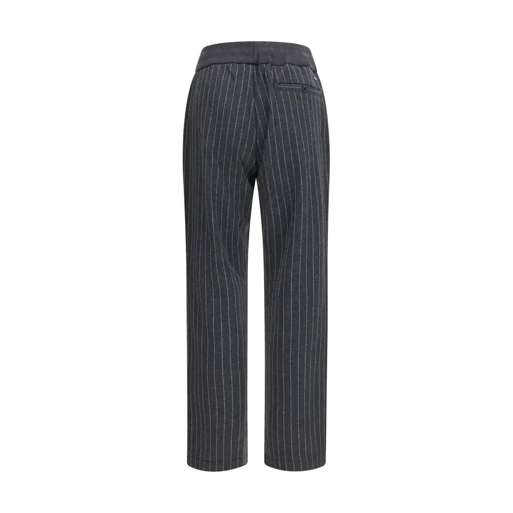 Herno Herno Gray Cotton Casual Pants