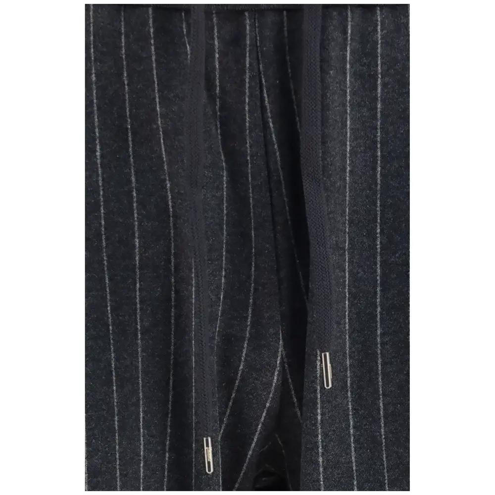 Herno Herno Gray Cotton Casual Pants