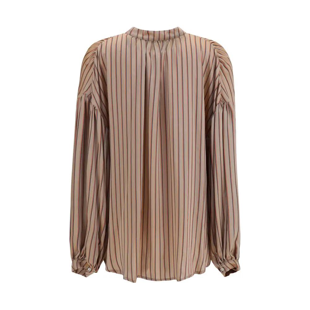 Chemise en viscose à motifs multicolores Kristina Ti