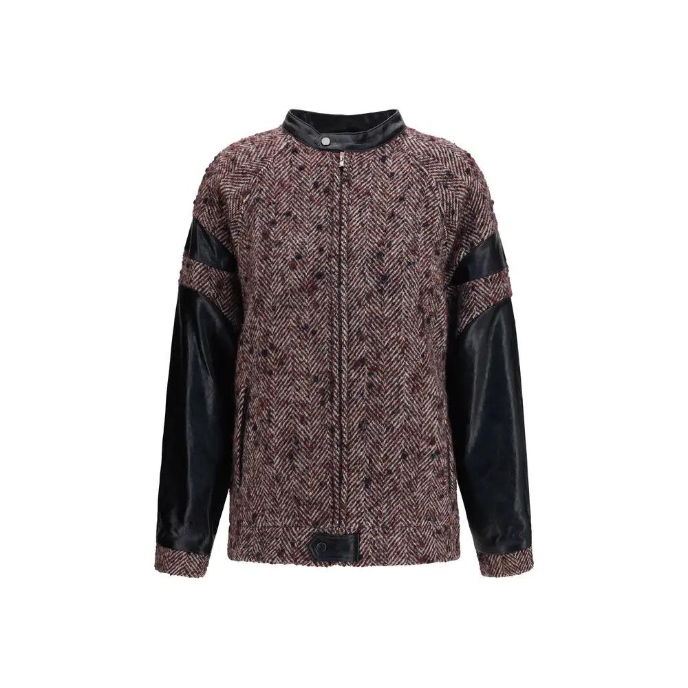 Veste longue en laine multicolore Kristina Ti Oves Aries