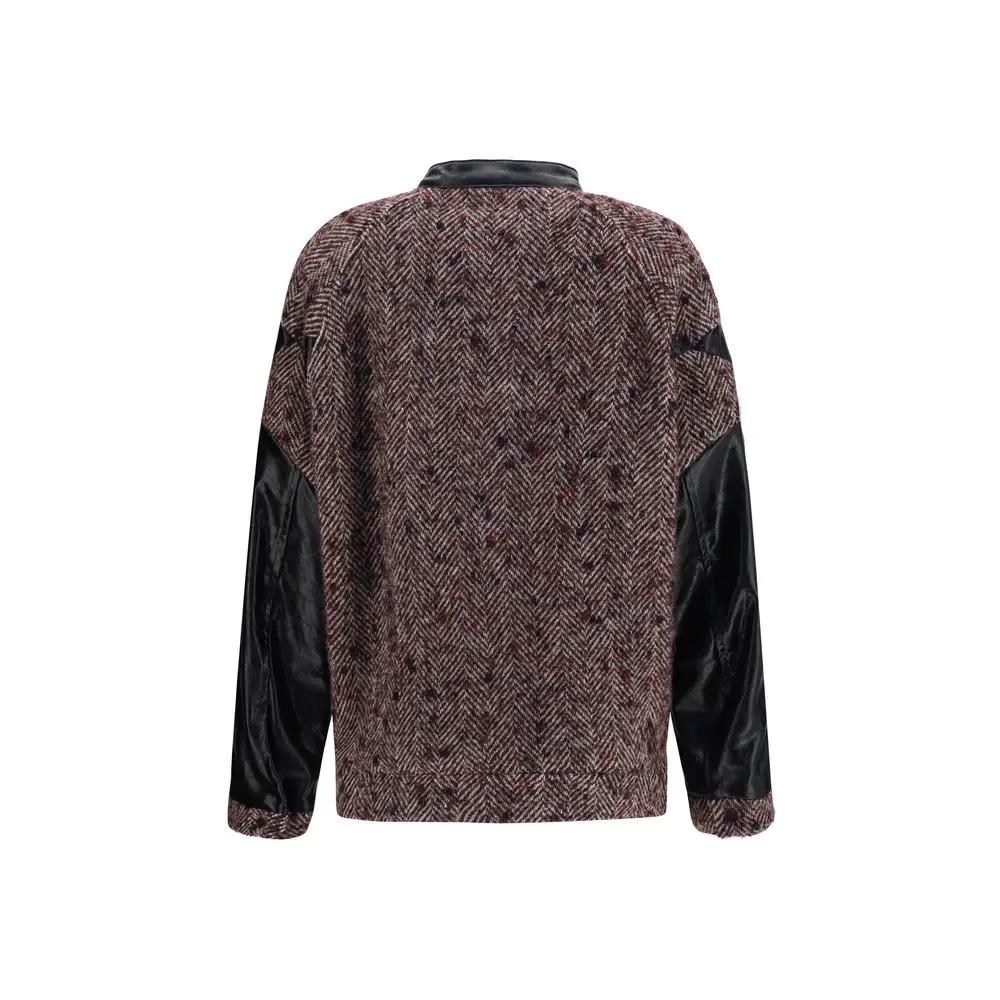 Veste longue en laine multicolore Kristina Ti Oves Aries