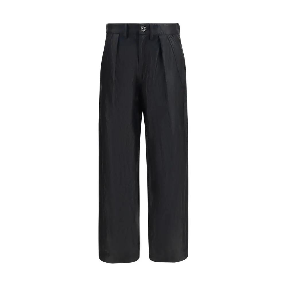 Kristina Ti Kristina Ti Black Polyester Casual Pants