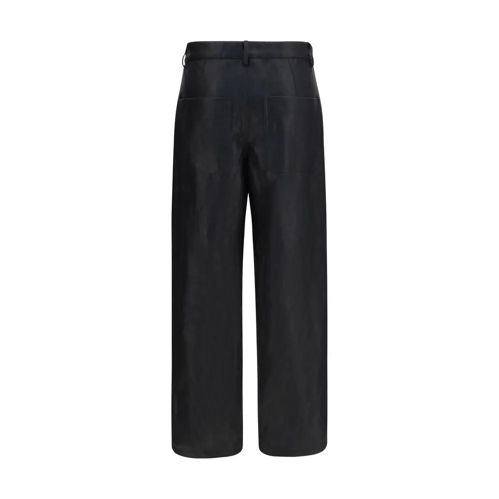 Kristina Ti Kristina Ti Black Polyester Casual Pants