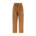Kristina Ti Kristina Ti Brown Cotton Casual Pants