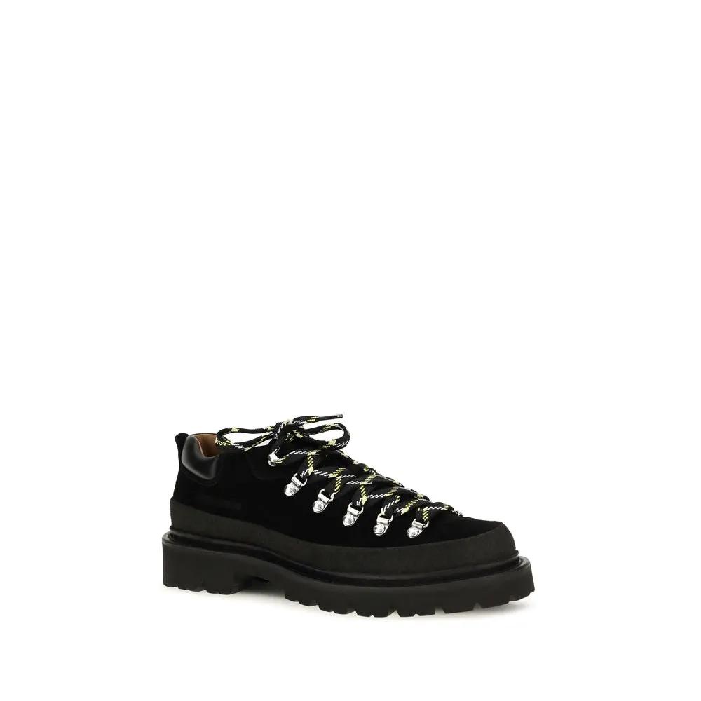 Dsquared² Dsquared² Black Calf Leather Bos Taurus Athletic Sneakers
