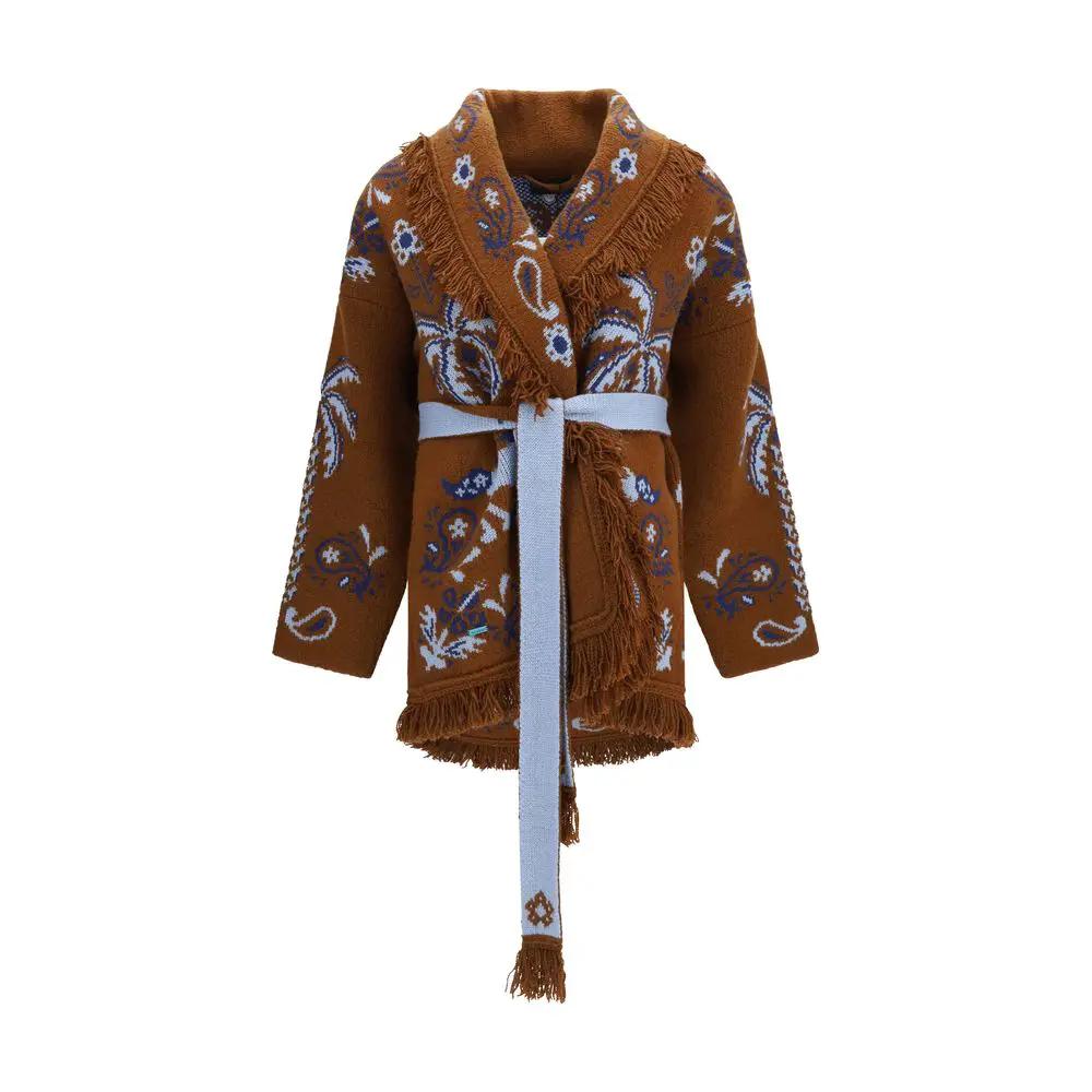 Alanui Alanui Brown Wool Oves Aries Cardigan