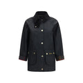 Veste Barbour longue en coton noir