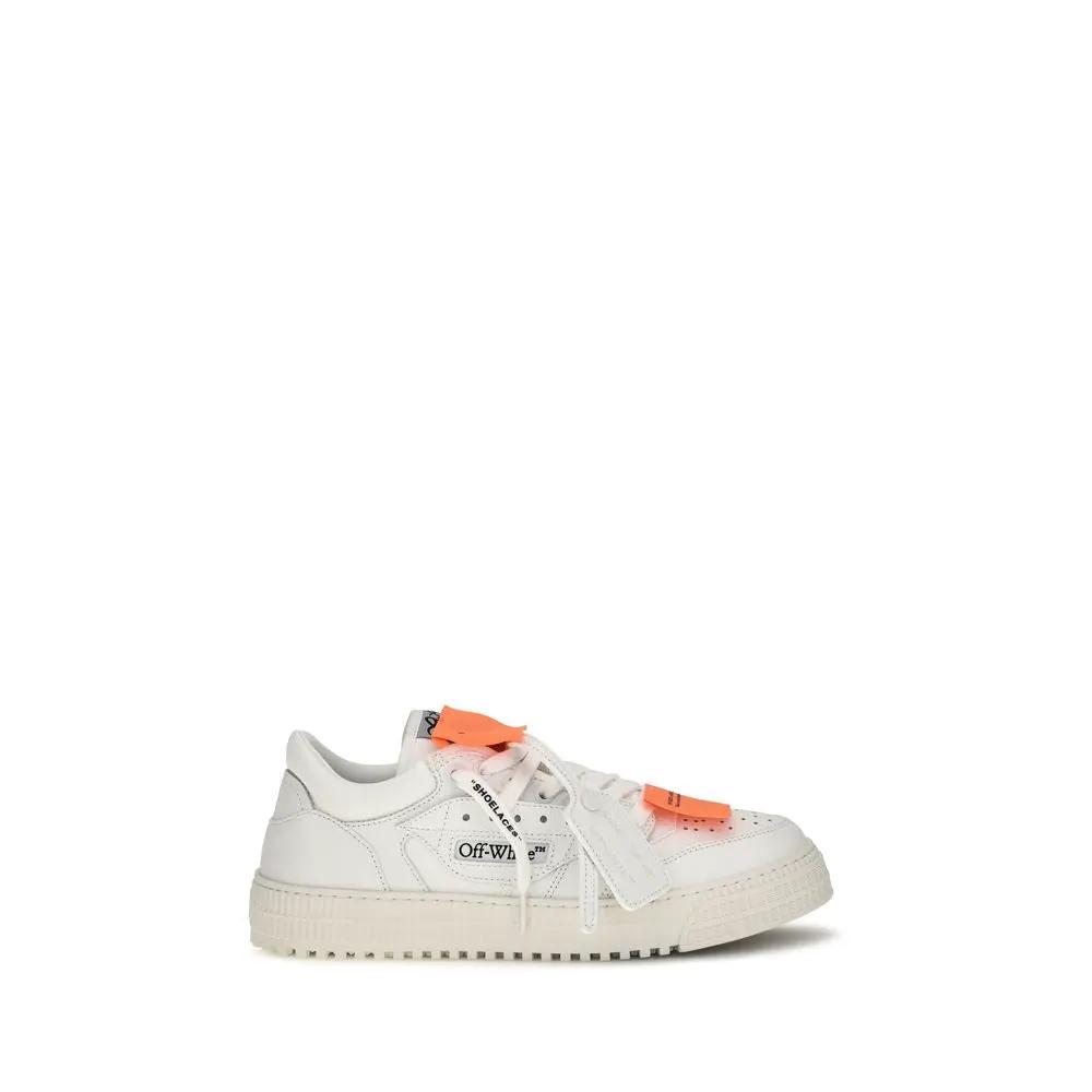Off-White Off-White White Calf Leather Bos Taurus Low Top Sneakers