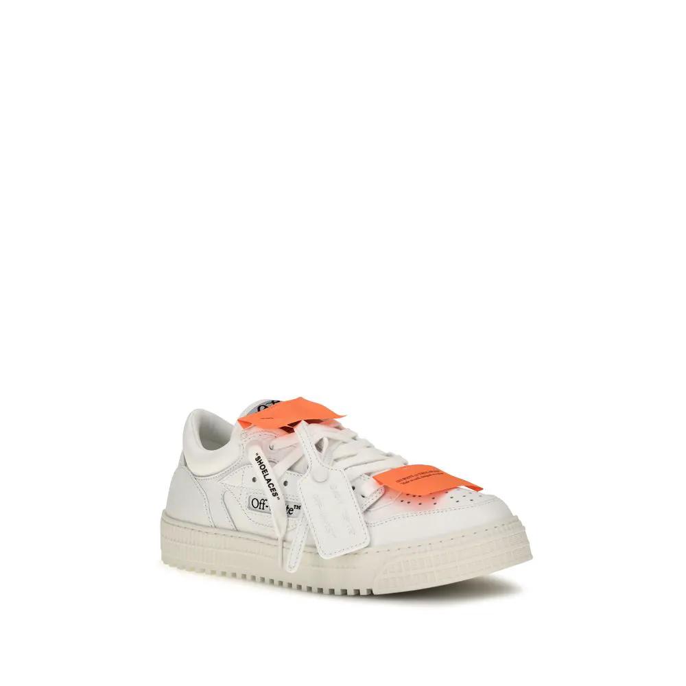 Off-White Off-White White Calf Leather Bos Taurus Low Top Sneakers