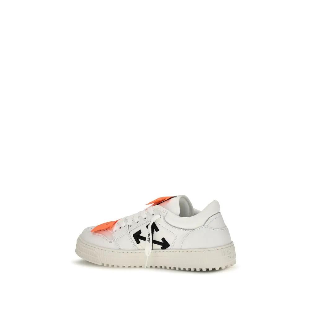 Off-White Off-White White Calf Leather Bos Taurus Low Top Sneakers