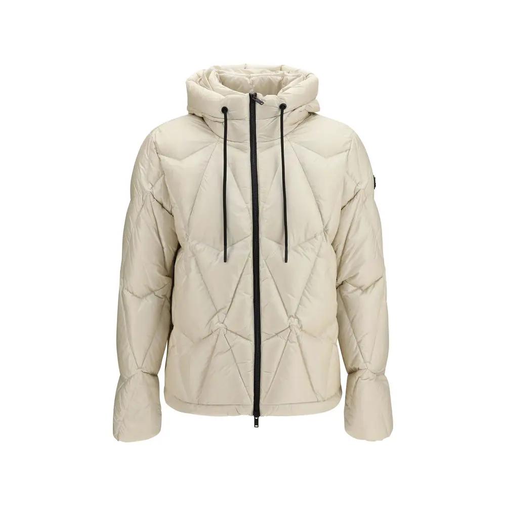 Moose Knuckles Beige Nylon Full-Length Jacket