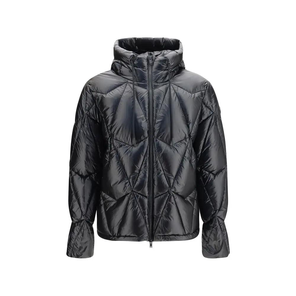 Moose Knuckles Black Nylon Shell Jacket