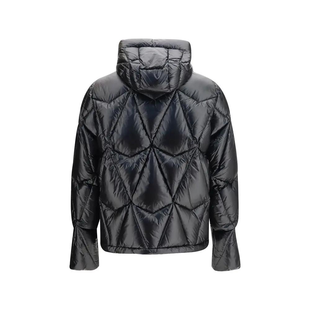 Moose Knuckles Black Nylon Shell Jacket