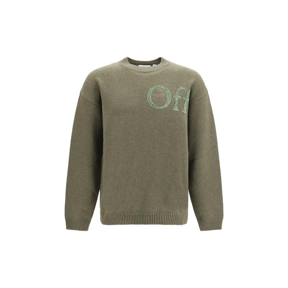 Off-White Off-White Bicolor Wool Oves Aries Sweatshirt