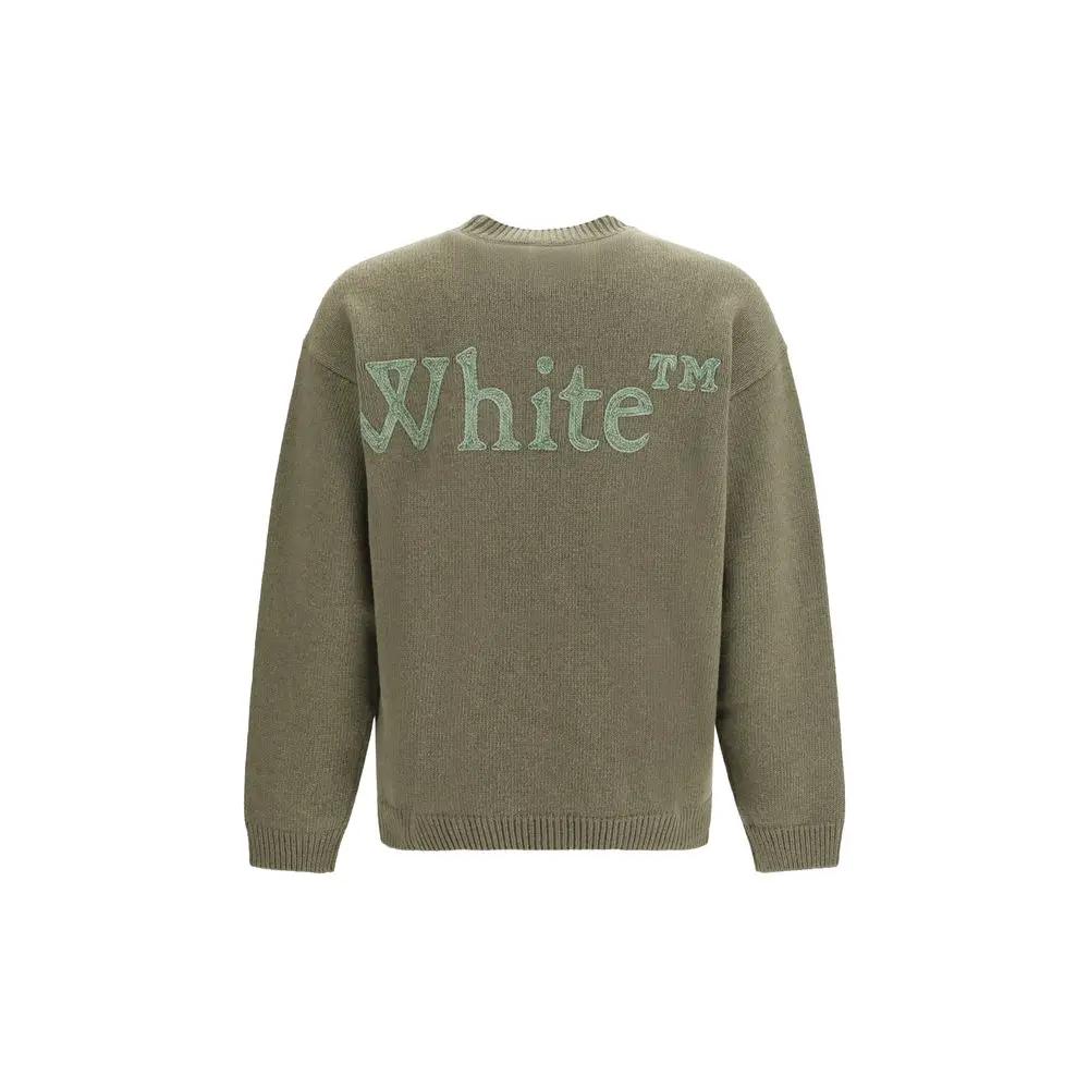 Off-White Off-White Bicolor Wool Oves Aries Sweatshirt