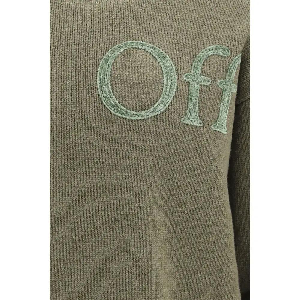 Off-White Off-White Bicolor Wool Oves Aries Sweatshirt