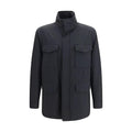 Men's Blue Performa Merino Wool Safari Jacket – Brioni
