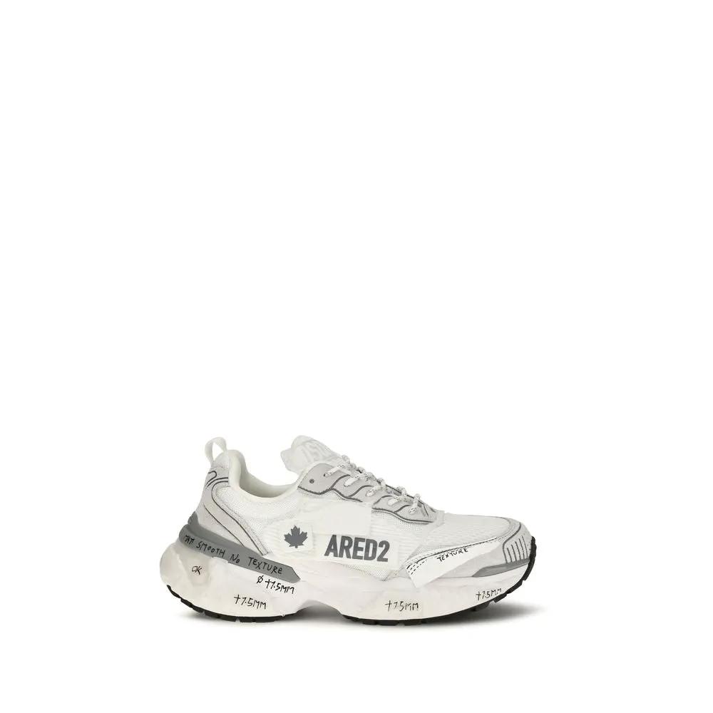 Dsquared² Dsquared² White Polyester Athletic Sneakers