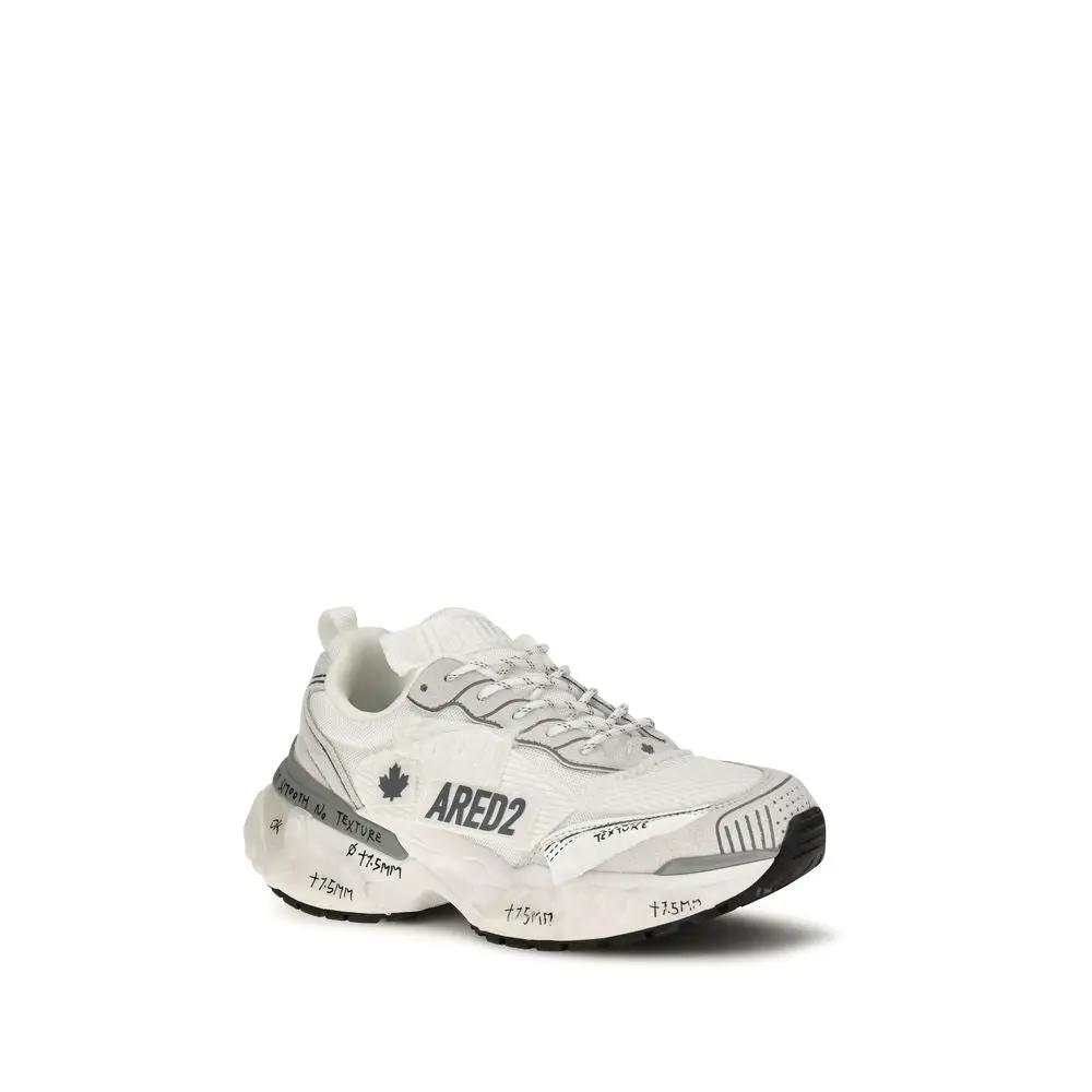 Dsquared² Dsquared² White Polyester Athletic Sneakers