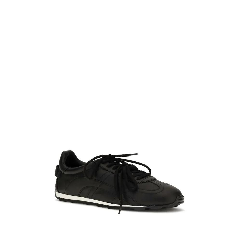 Dsquared² Dsquared² Black Calf Leather Bos Taurus Athletic Sneakers