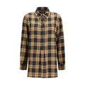PINKO Beige Viscose Pattern Shirt