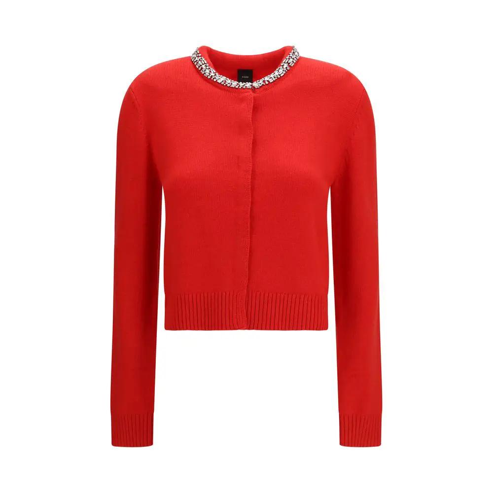 Cardigan PINKO en Laine Multicolore Oves Aries
