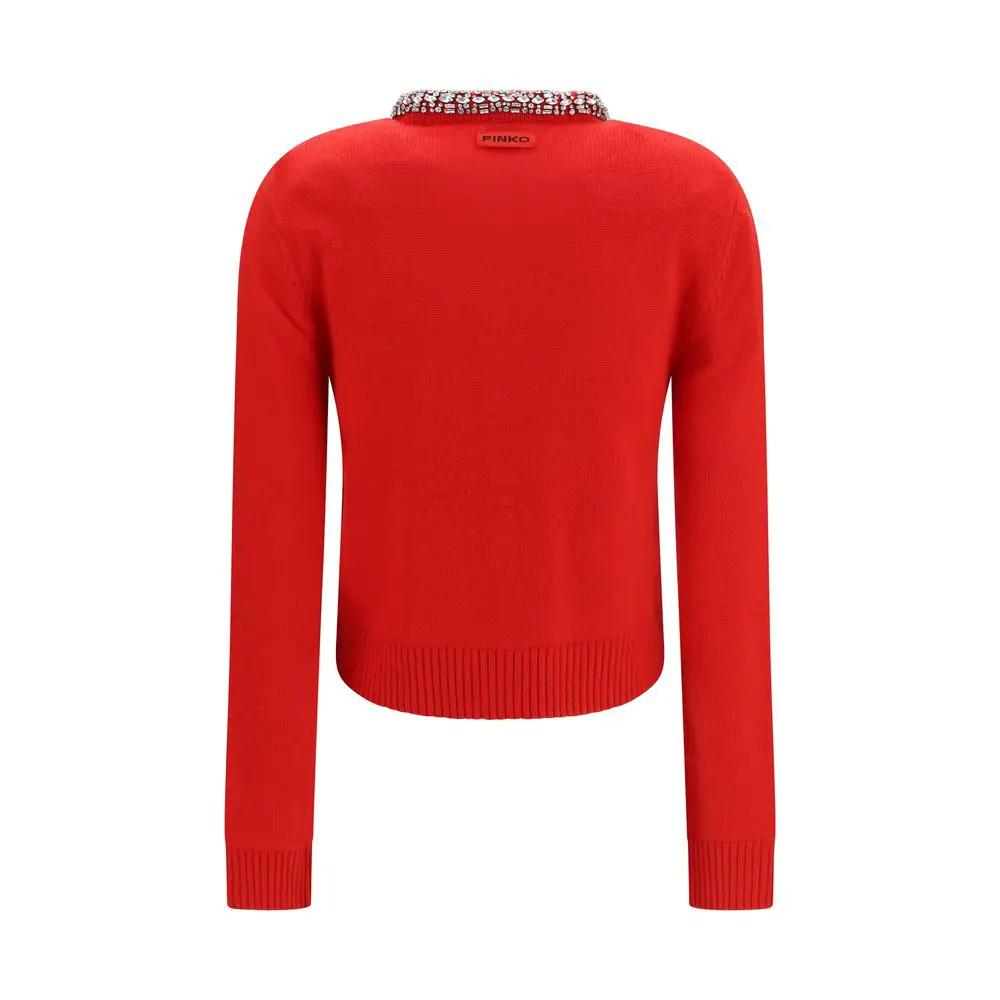 Cardigan PINKO en Laine Multicolore Oves Aries