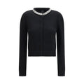 PINKO Black Wool Oves Aries Cardigan