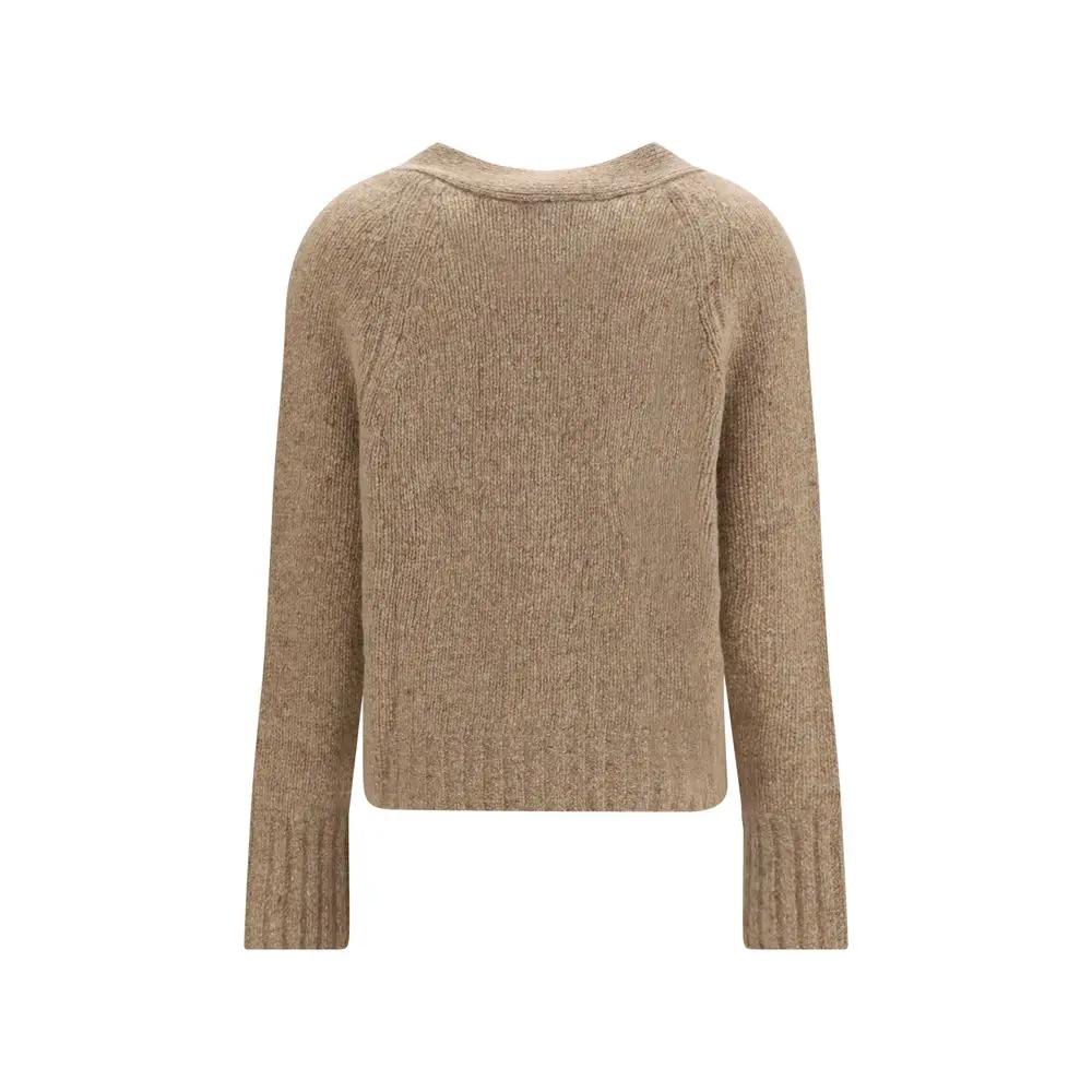 Allude Allude Beige Cashmere Cardigan