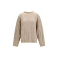Pull en cachemire beige Allude