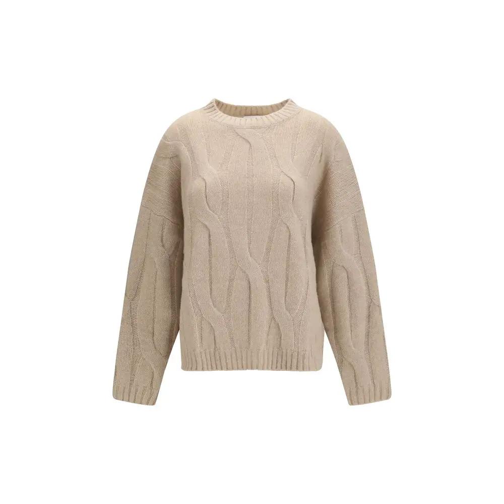 Pull en cachemire beige Allude