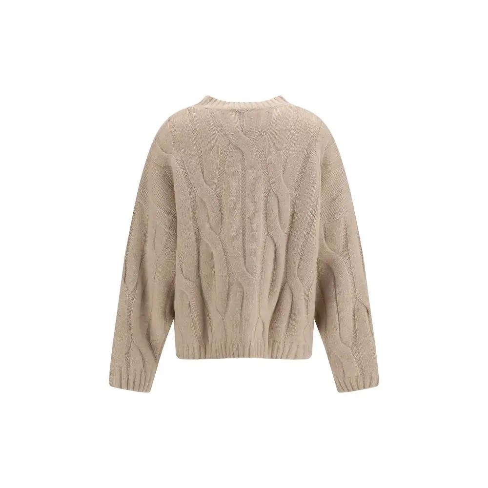 Pull en cachemire beige Allude