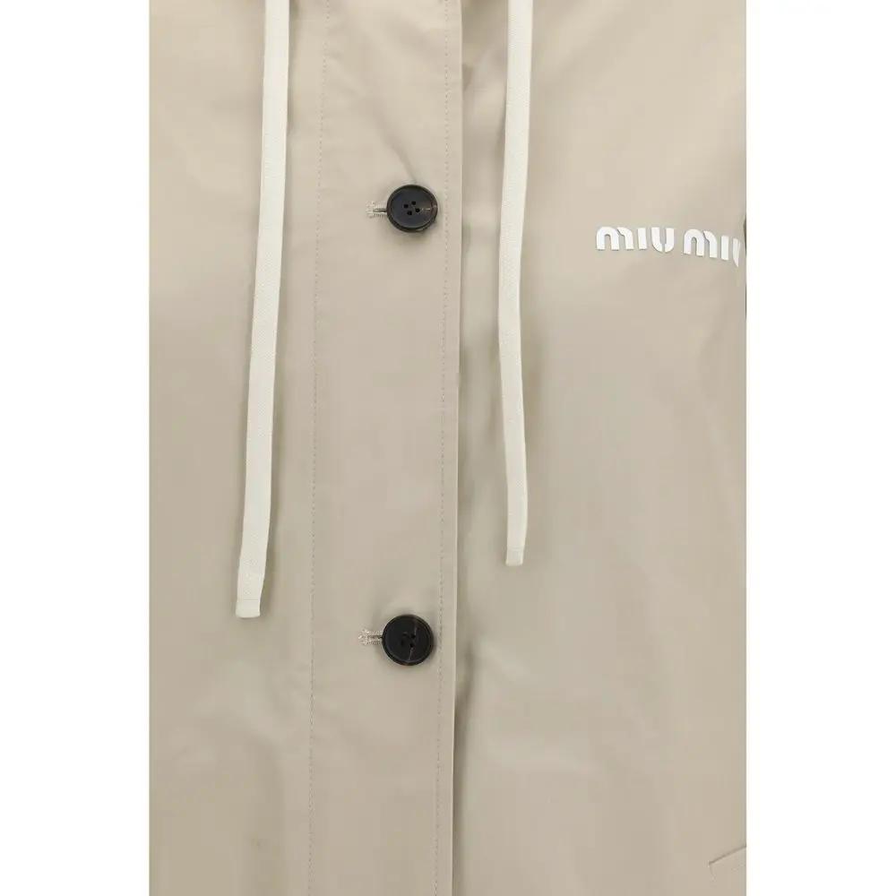 Miu Miu Beige Cotton Coat