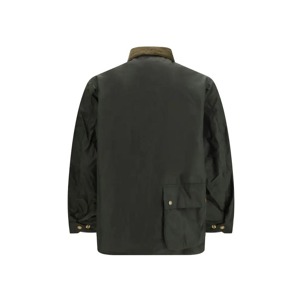 Barbour International Bicolor Cotton Full-Length Jacket