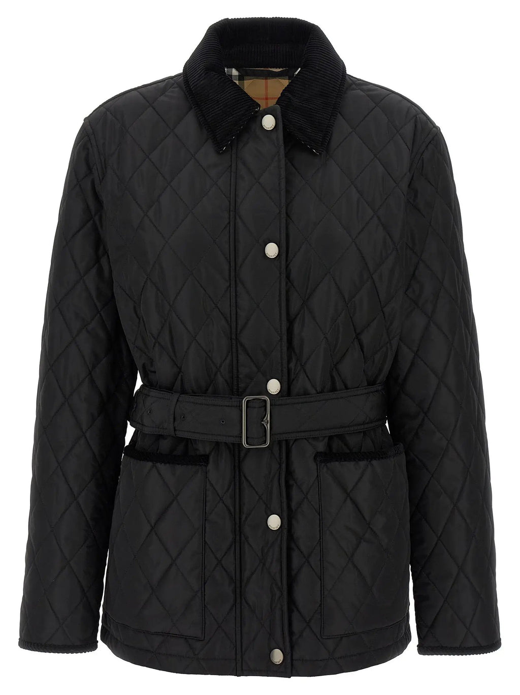Veste matelassée Chiltern en nylon noir femme – Burberry