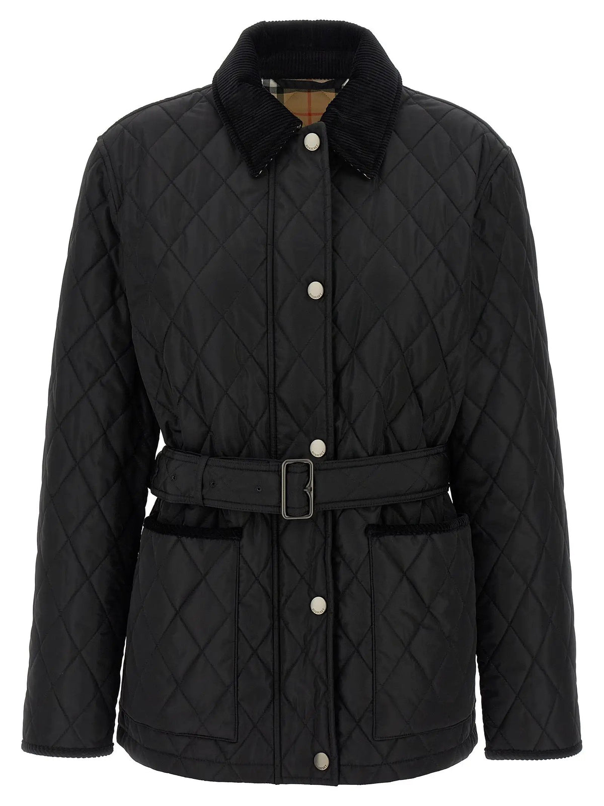 Veste matelassée Chiltern en nylon noir femme – Burberry