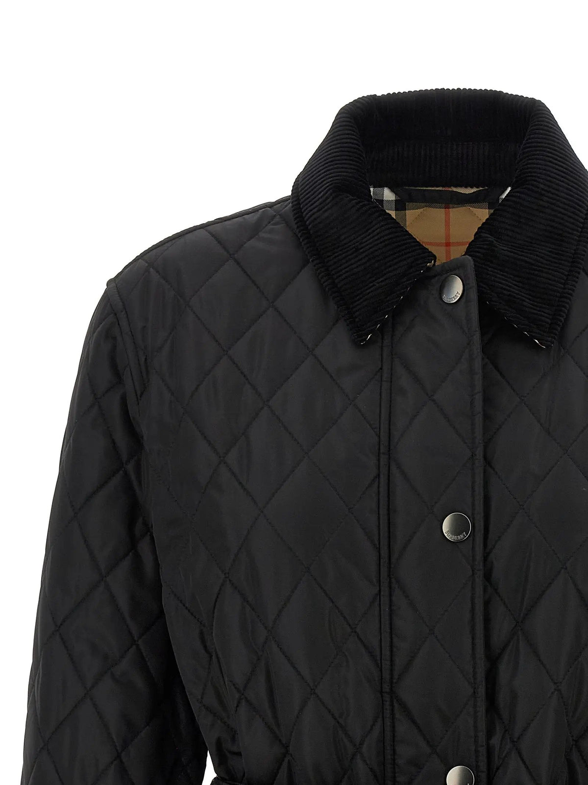Veste matelassée Chiltern en nylon noir femme – Burberry