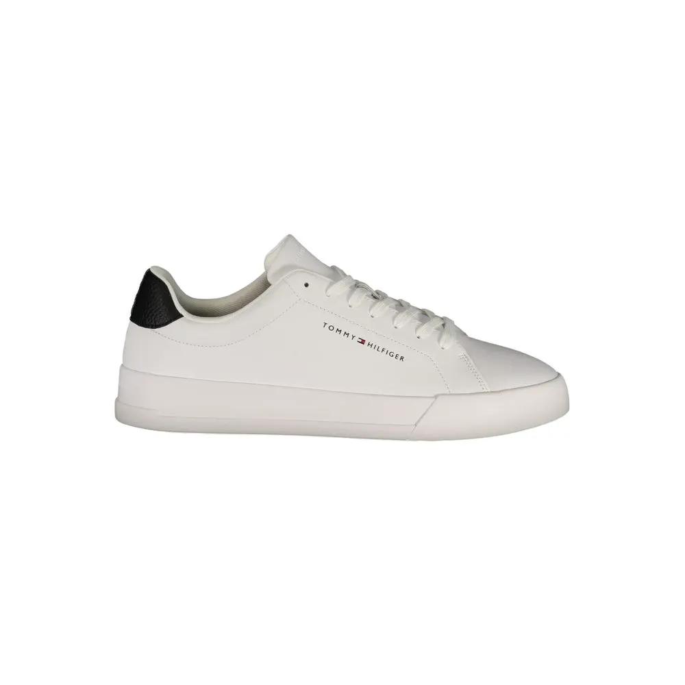Tommy Hilfiger Tommy Hilfiger White Polyurethane Men Sneaker
