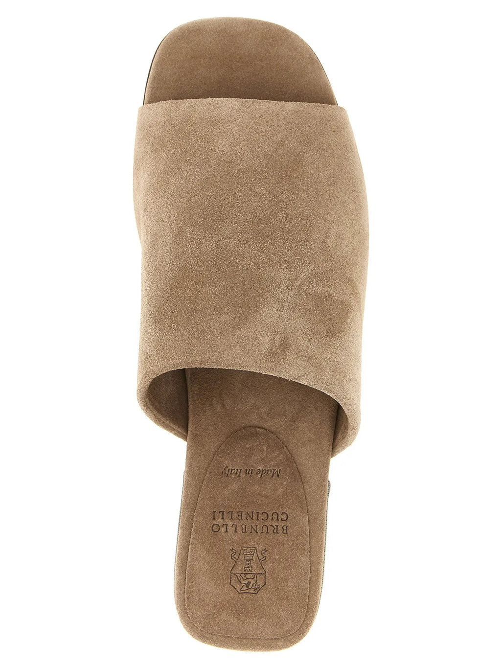 Women's Brown Suede Heeled Sandals – Brunello Cucinelli