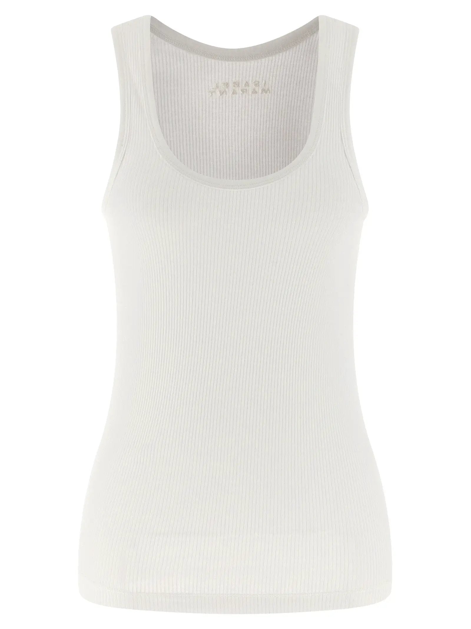 Isabel Marant White Cotton Tank Tops