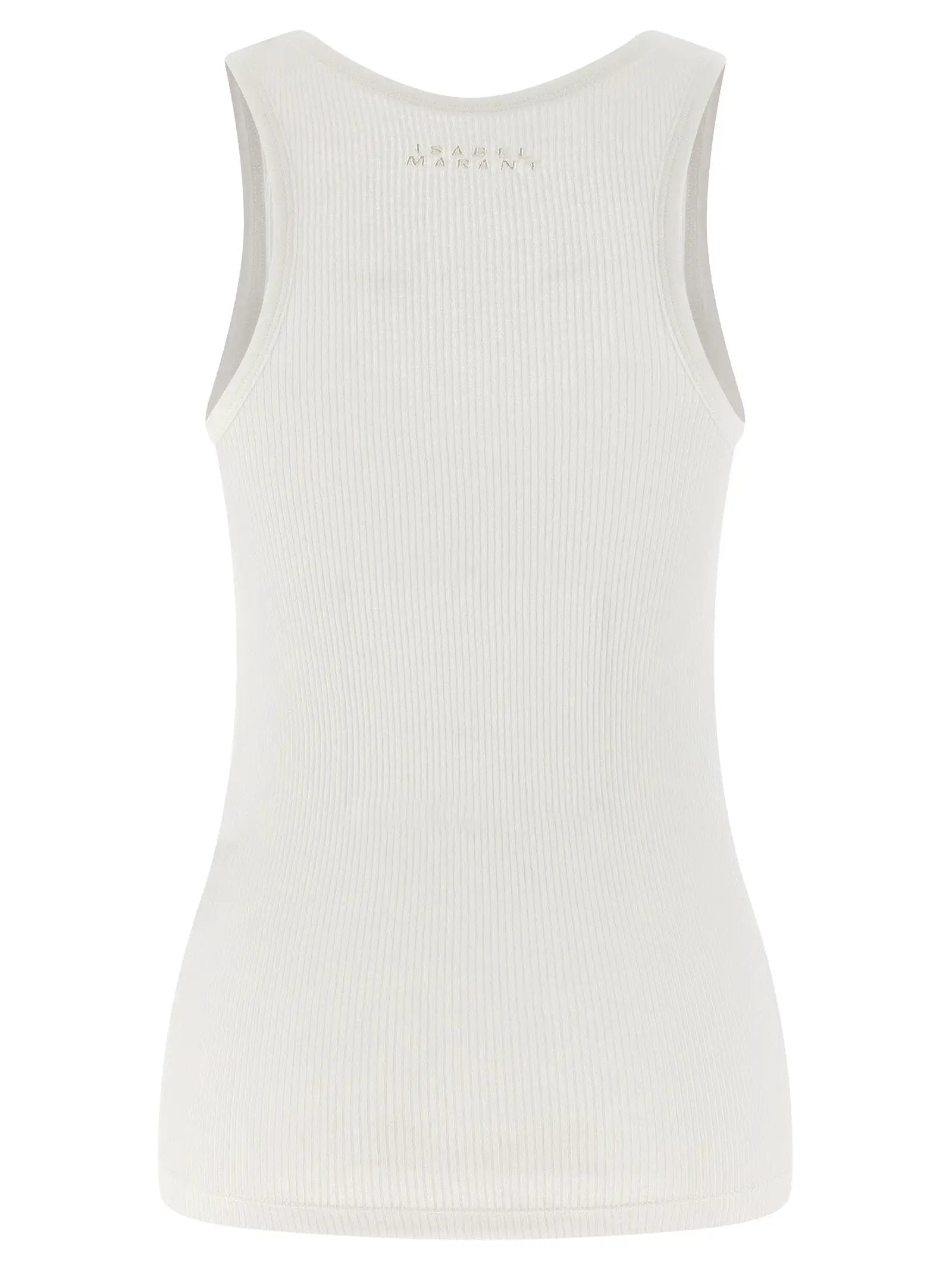 Isabel Marant White Cotton Tank Tops