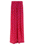 Pantalon large Pila à pois fuchsia femme – Dries Van Noten