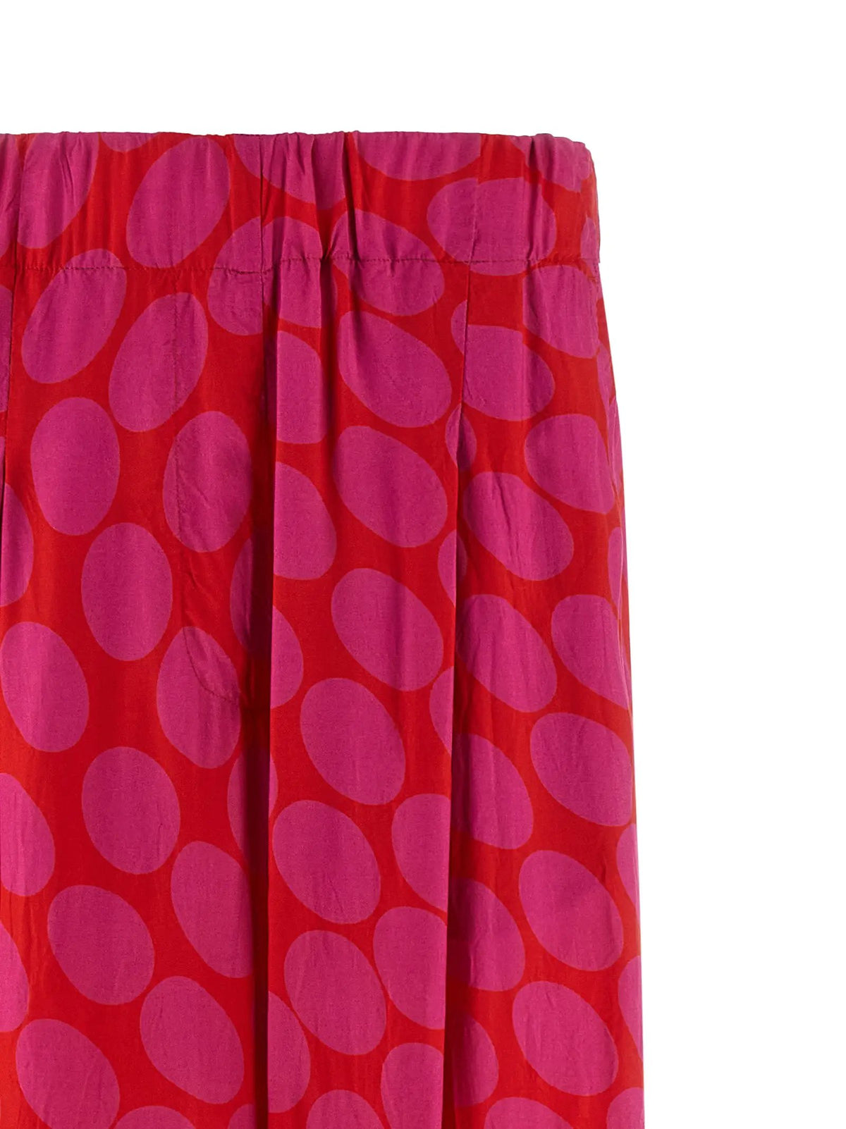 Pantalon large Pila à pois fuchsia femme – Dries Van Noten