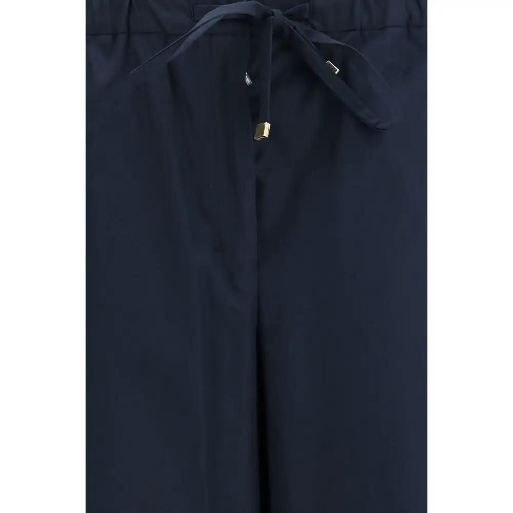 'S Max Mara 'S Max Mara Blue Cotton Casual Pants
