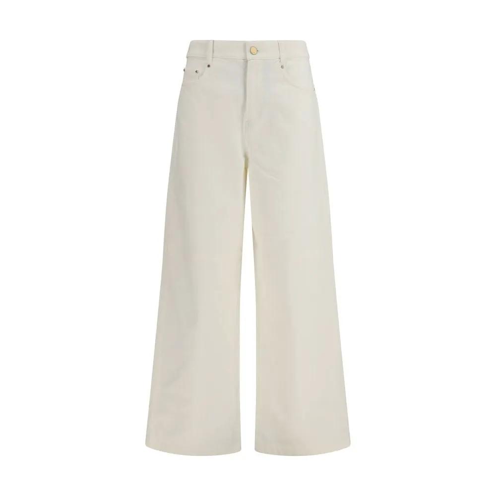 'S Max Mara 'S Max Mara White Cotton Casual Pants