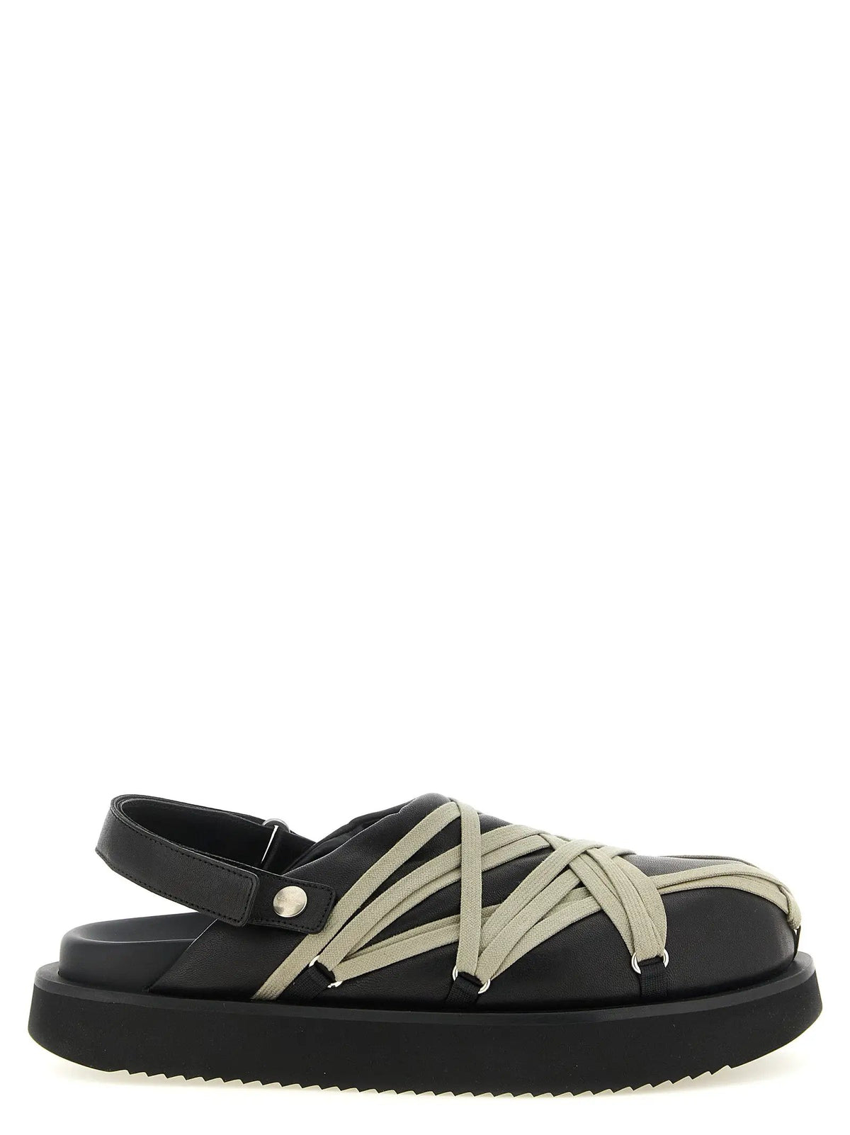 Rick Owens Rick Owens Black Ramie Mules