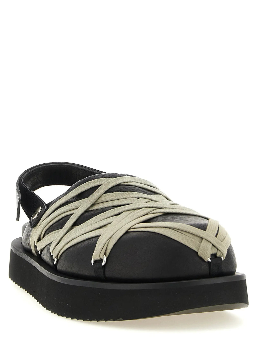 Rick Owens Rick Owens Black Ramie Mules