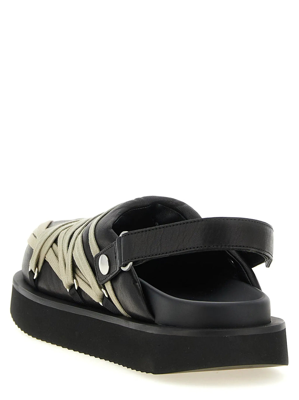 Rick Owens Rick Owens Black Ramie Mules