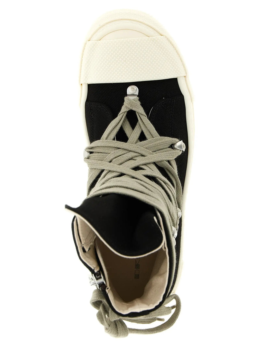 DRKSHDW DRKSHDW Black Cotton High Top Sneakers
